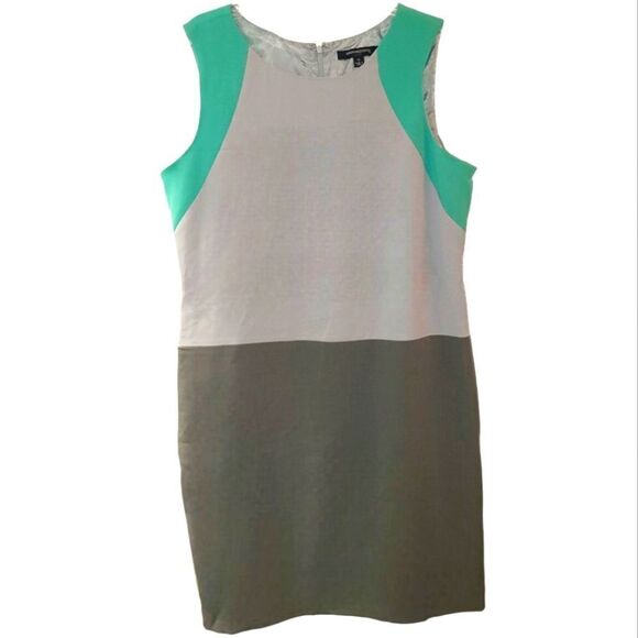 Sharagano Colorblock Sheath Dress - Picture 2 of 9